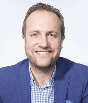 Headshot of Sam Hogerton. 